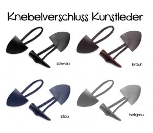 Knebelverschluss - Kunstleder